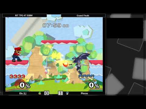 RIT TPG 48 SSBM - Grand Finals - Elu (Luigi/Mario) vs Pisces (Marth)