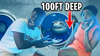 We Survived A 100Ft Under The Ocean With Submarine!