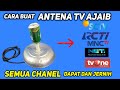 Cara Buat Antena TV ANALOG DIGITAL SUPER JERNIH