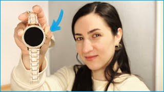 Damen Smartwatch i70 im Review: Sehr viel Steinchen mit LCD IPS, IP67 und Telefonfunktion /Moschuss