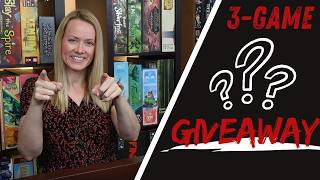 3 GAME GIVEAWAY | Watch and Enter to Win One of These Fun Games!