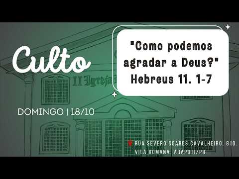 🔴 AO VIVO | CULTO | IPB VILA ROMANA - ARAPOTI/PR | 18/10/2026