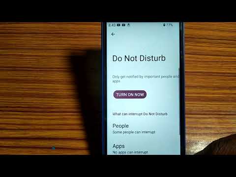 how to turn on off do-not disturb, do-not disturb on off kaise karen Nokia 3.1