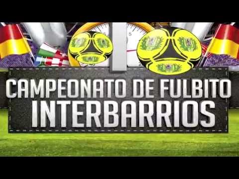 CAMPEONATO DE FULBITO INTERBARRIO SUB 10
