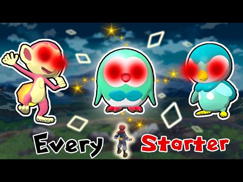 I Found Every SHINY ALPHA Starter.