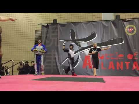 Ross Levine vs Justin Ortiz - Point Fighting at the Battle of Atlanta Sport Karate Tournament