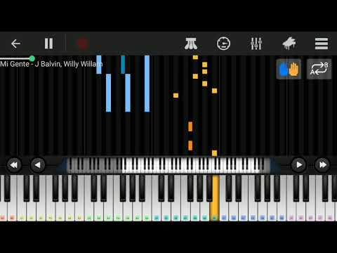 How to play Mi Gente-J Balvin, Willy Willam on piano 🎹 (Both hands)