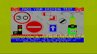 ZX Spectrum Vega Games - Pass Your Driving Test Part 1 and 2