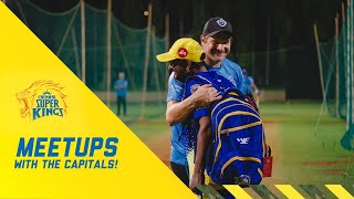 Familiar Faces at the nets | Chennai Super Kings vs Delhi Capitals Post Practice Catch Ups