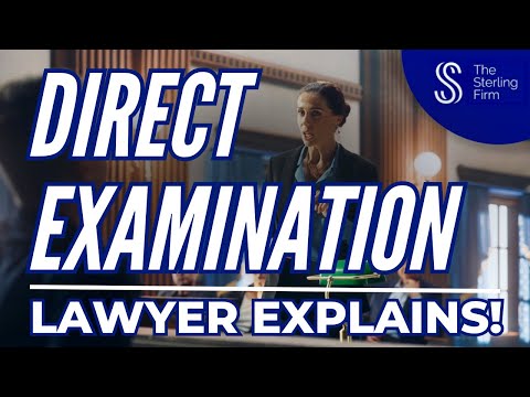 Direct Examination Of Our Witness | #Lawyer