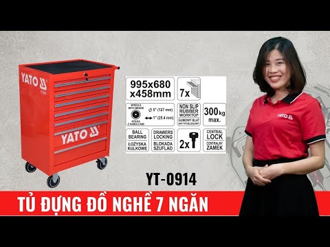 Шкаф-тележка для инструментов YATO с 7 ящиками, 995x680x458 мм Шкаф-тележка для инструментов YATO с 7 ящиками, 995x680x458 мм