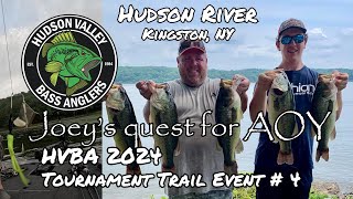 HVBA  Hudson River Tournament #4 2024 // 19.93 lbs ~ Skirt? Who needs a skirt? 🎣🥈