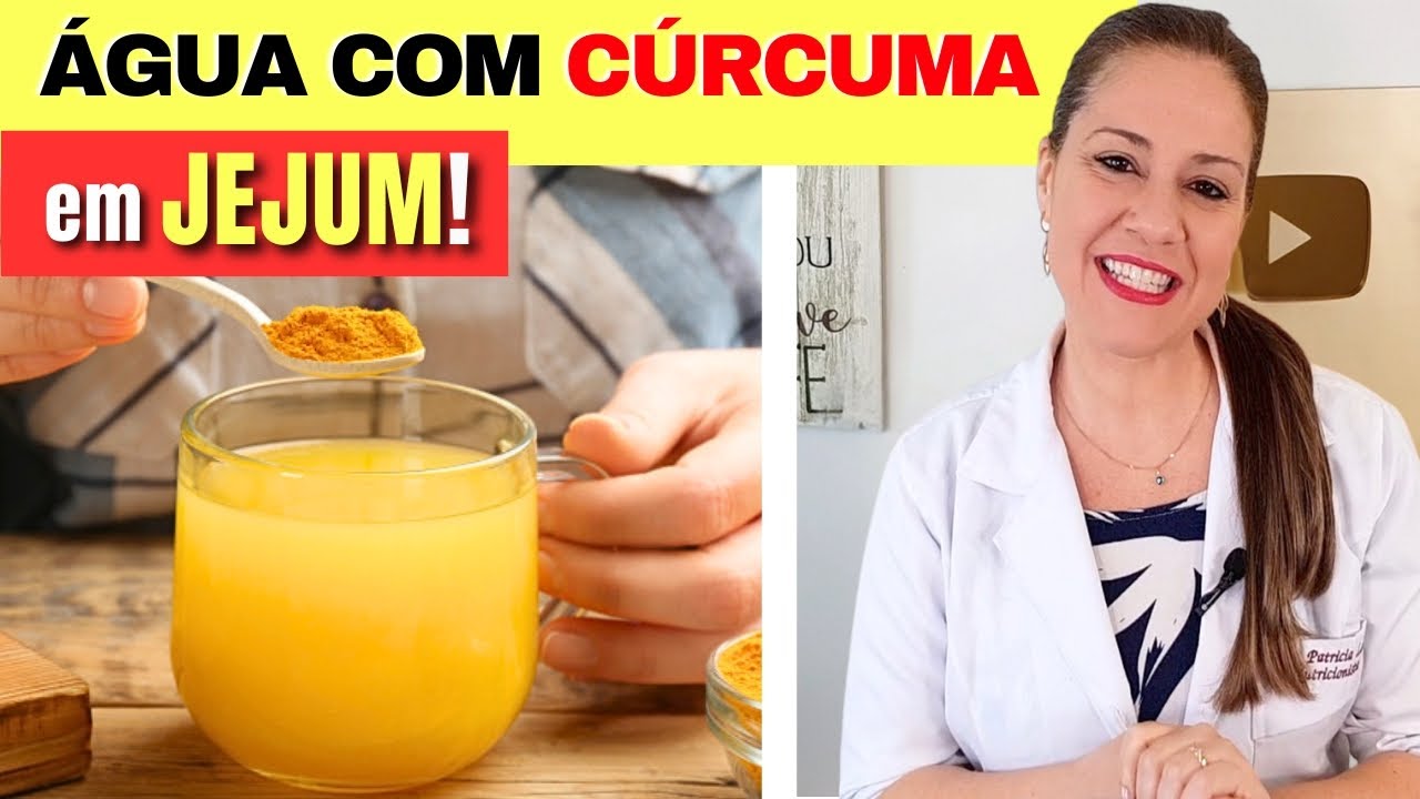 ÁGUA DE CÚRCUMA EM JEJUM - Veja O QUE ACONTECE com Você! (Use ASSIM!)