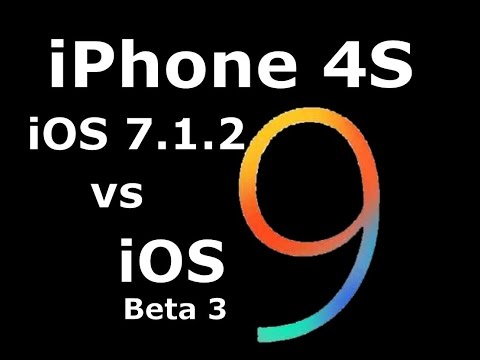 iOS 9 Beta 3 vs 7.1.2 on iPhone 4S