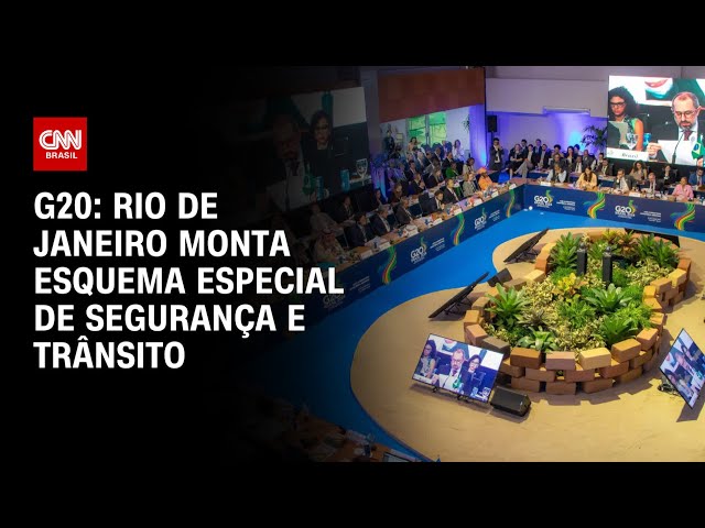G20: Rio de Janeiro monta esquema especial de segurança e trânsito | CNN AO VIVO