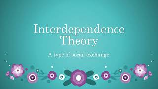Week 3 Assignment   Interdependence Theory
