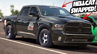 Hellcat PICKUP, EPIC McLaren Battle, EVO Domination!