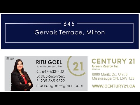 645 Gervais  Terrace, Milton