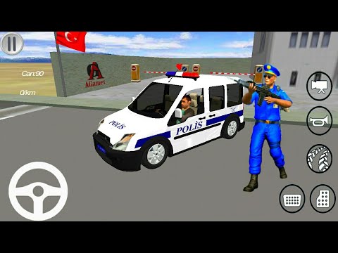 |car gamesford transit connect police van driving simulator  -  android gameplay#6