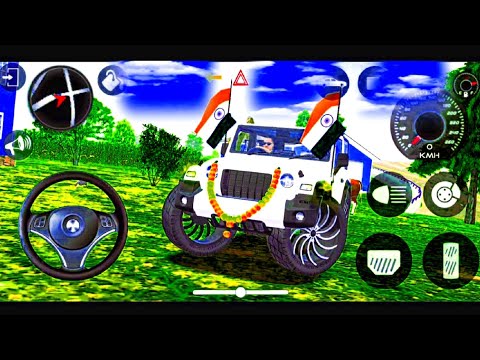 Modified Mahindra Thar😈Games:Indian White Thar (Gadi Wala Games) Car Game Android Game - #2026