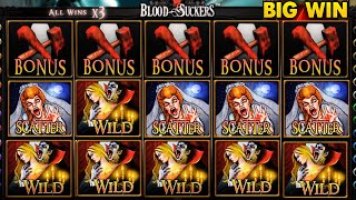 Big Win Slot Blood Sucker on 40 free spins – Insane Vampire bonus hit