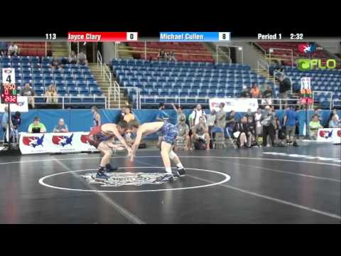 Junior 113 - Jayce Clary (Arizona) vs. Michael Cullen (Illinois)