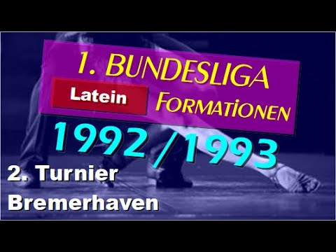 💃🏻🕺🏻 1993- 01-xx - 1. Bundesliga Latein-Formationen - 2. Turnier Bremerhaven