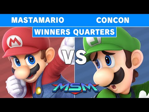 MSM 222 - NVR | POW | Mastamario (Mario) Vs SS | Concon (Luigi) Winners Quarters - Smash Ultimate