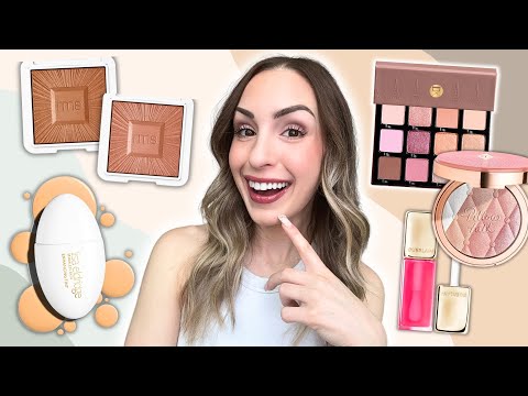 NEW SPRING MAKEUP! 😍 Reviewing the hottest new releases | RMS Bronzers, Charlotte Tilbury Multiglow