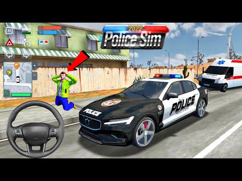 Police Sim 2022 | Police Duty In Big City Shanghai | Police Car Game | Car Game Android Gameplay