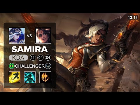 Deft Samira vs Ashe ADC - KR Challenger - Patch 13 13 Season 13