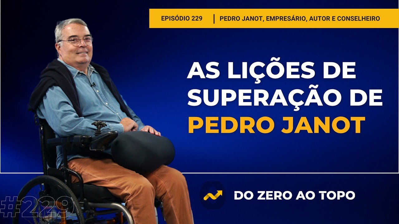 Pedro Janot: ex-presidente da Azul e da Zara Brasil conta como superou acidente