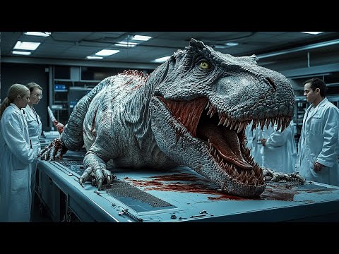 🦖😱Mutant T-Rex on a terrifying rampage⚠️! Escapes lab, slaughters the city—bodies everywhere.