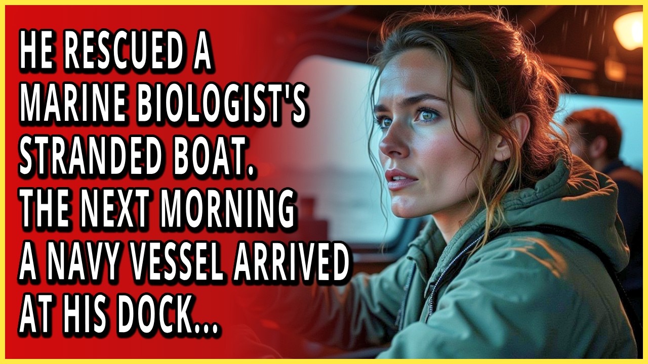 He Rescued a Marine Biologist's Stranded Boat. The Next Morning a Navy Vessel Arrived at His Dock...