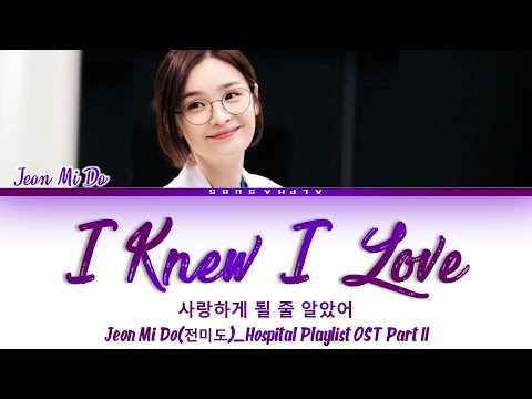 Jeon Mi Do (전미도) -  I Knew I Love (사랑하게 될 줄 알았어) Hospital Playlist OST 11 Lyrics/가사 [Han|Rom|Eng]