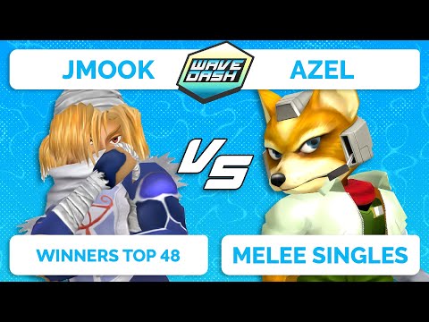 WAVEDASH 2022 - Jmook (Sheik) VS Azel (Fox) - SSBM - Winners Top 48