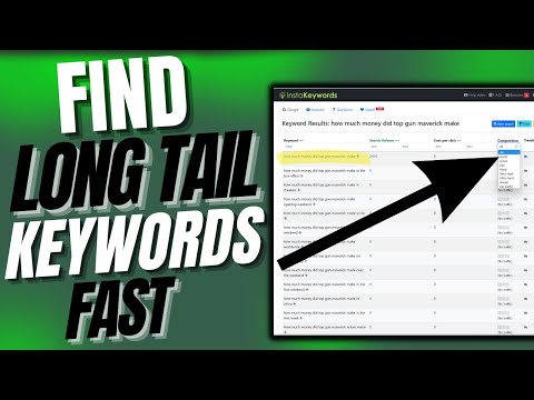 Find Long Tail Keywords Fast with Instakeywords (EXCLUSIVE)