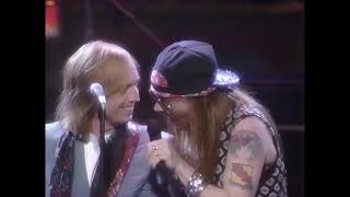 Tom Petty &amp; Axl Rose   Free Fallin&#39; Live 1989 Heartbreakers VMA Remastered HQ HD 4K 1080p60fps
