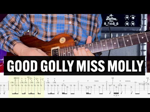 Good Golly Miss Molly Creedence Guitar Tab Cover Lesson Tutorial