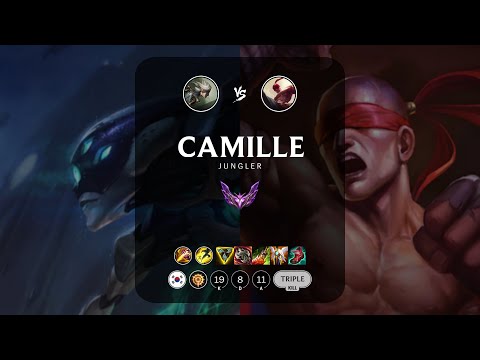 Camille Jungle vs Lee Sin - KR Master Patch 12.22