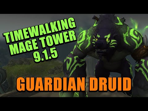 Timewalking Mage Tower 9.1.5 | Guardian Druid PoV