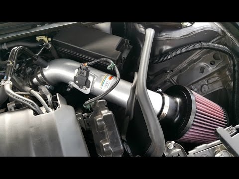 DIY Tutorial Honda Accord K&N Typhoon Intake Systems Installation with Sample sound clips