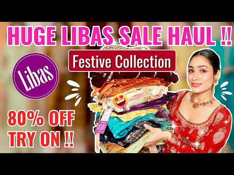 HUGE Libas Sale Haul | New Festive collection | Pakistani style suit, Anarkali suit,office kurta set
