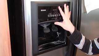 How to fix a dripping water dispenser - refrigerator repair Kenmore Whirlpool Supco