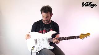 Video thumbnail for Vintage Guitars - V6JMH Reissued Fillmore Olympia White by חלילית / Halilit