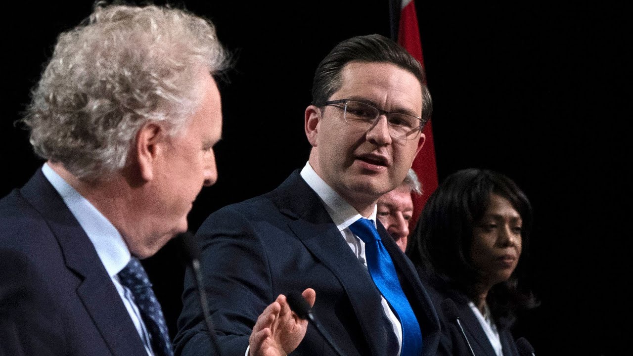 Poilievre slams Charest over trucker convoy comments at first debate