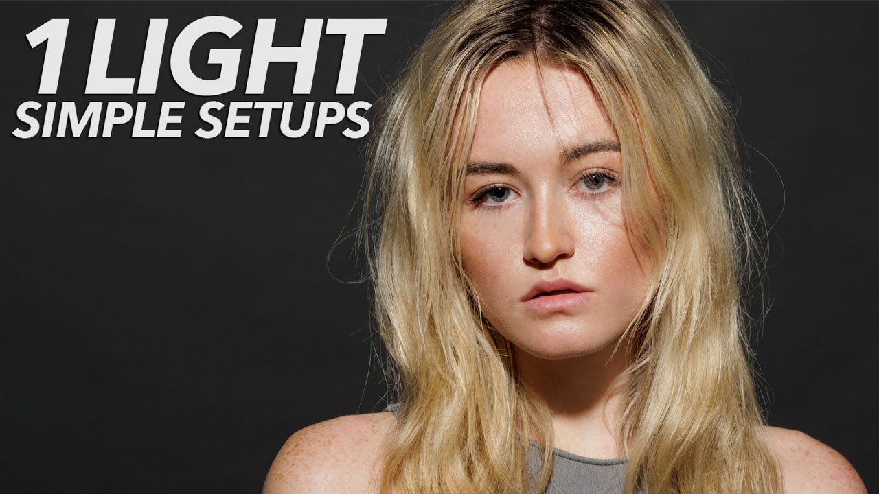How to light in Studio with 1 Light. If you’re new, watch this.
