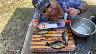 Cleaning Pan fish with my DEXTREME 7”Fillet Knife