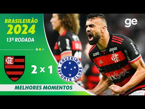Gols e lances de Flamengo x Cruzeiro