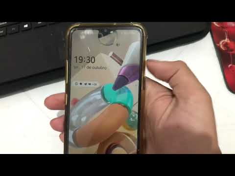 como ver a data no celular LG k41s